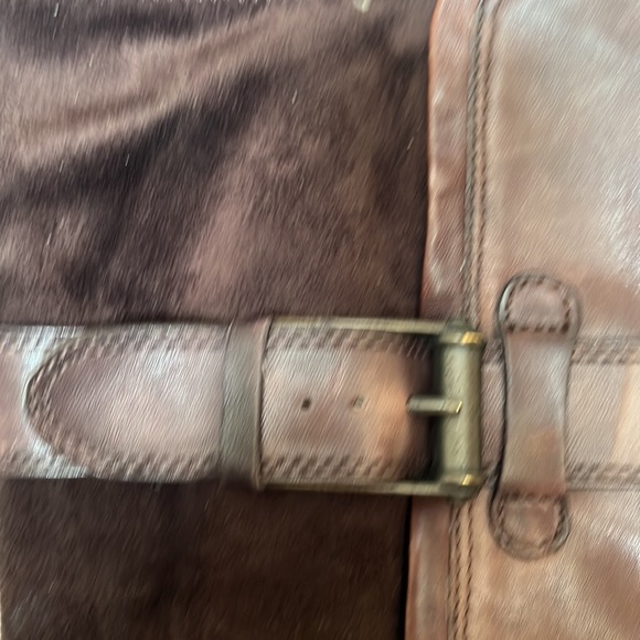 Cole Haan Nike Air Sole Dark Brown Suede And Leather Pull On Size 9 boots - Picture 5 of 11